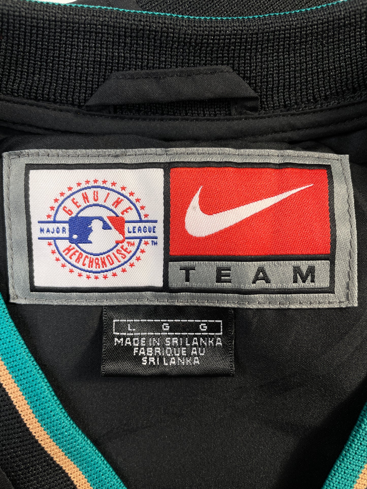 00' NIKE x ARIZONA DIAMONDBACKS Size L Vintage MLB Nylon Jacket / F518N