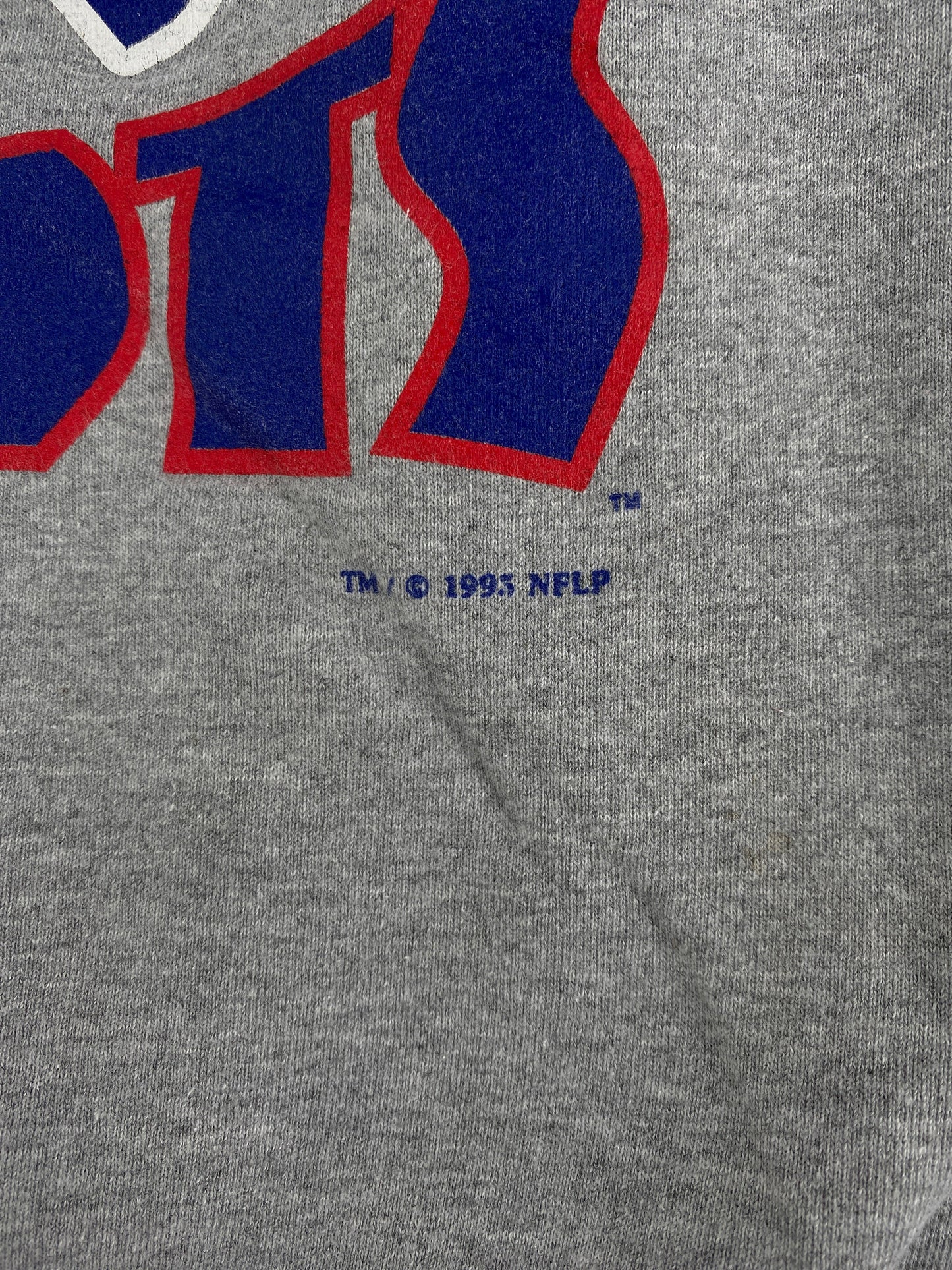 1995 NEW ENGLAND PATRIOTS Made in USA Size XL NFL Sweat-Shirt / F9545S