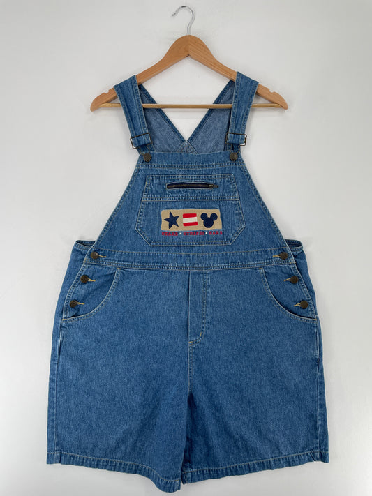 00’ DISNEY MICKEY Size Approx.XL Vintage Denim Overall / E7846P