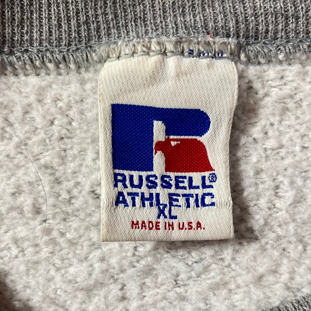 90’s RUSSELL x REAGAN WRESTLING Made in USA Size XL Vintage College Sweat-shirt / F151S