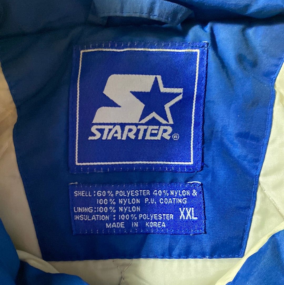 90’s STARTER x DUKE Size XXL College Nylon Padded Jacket / F4418N