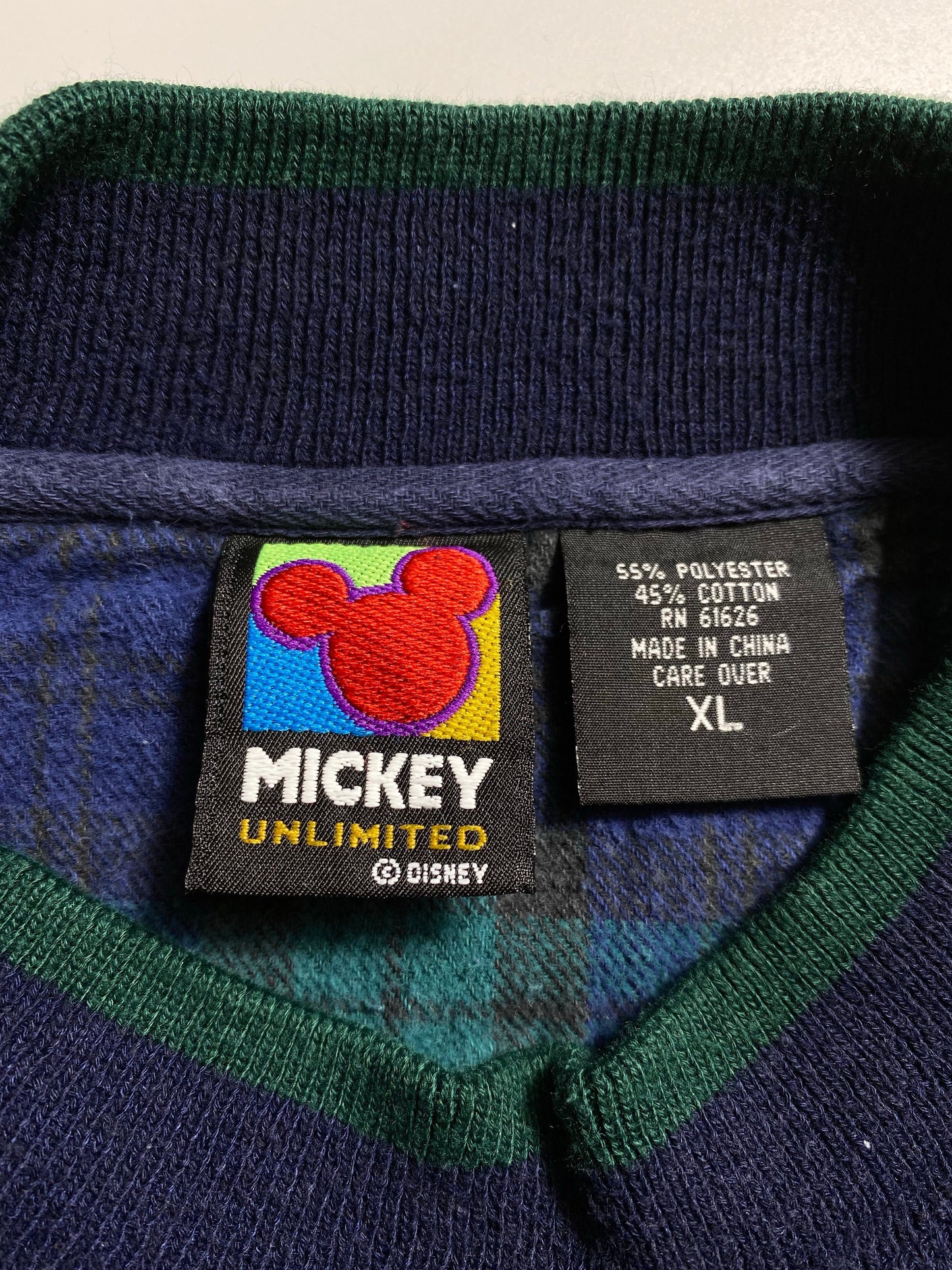 .90's DISNEY MICKEY Size XL Vintage Sweat-shirt / E7919S