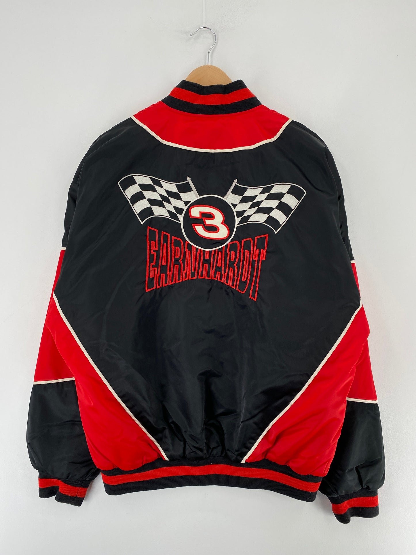 Vintage NASCAR x EARNHARDT Size M Racing Nylon Jacket / G3921N