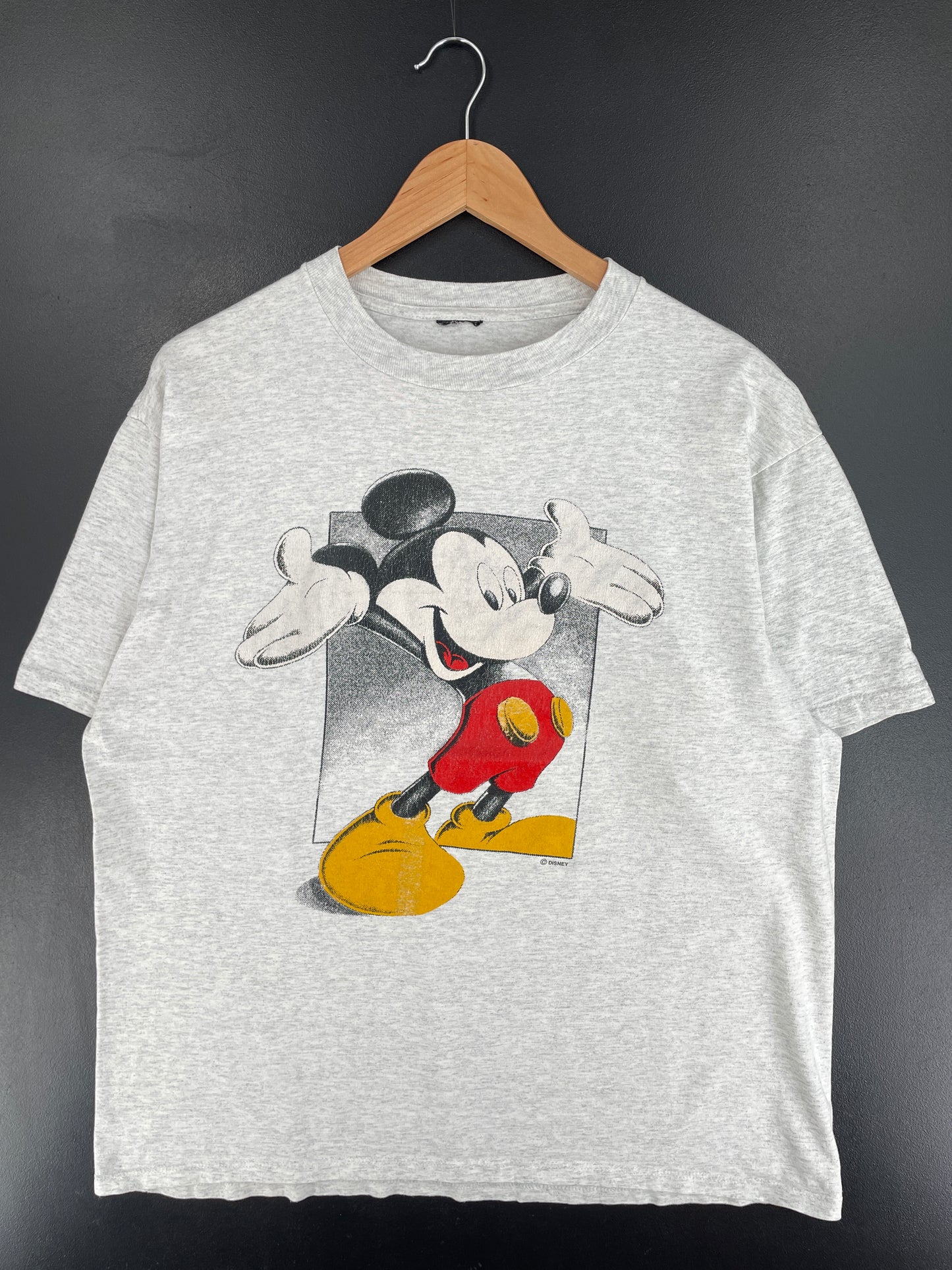 .90’s DISNEY MICKEY Size No Tag (Approx.L) T-Shirt / E9302T