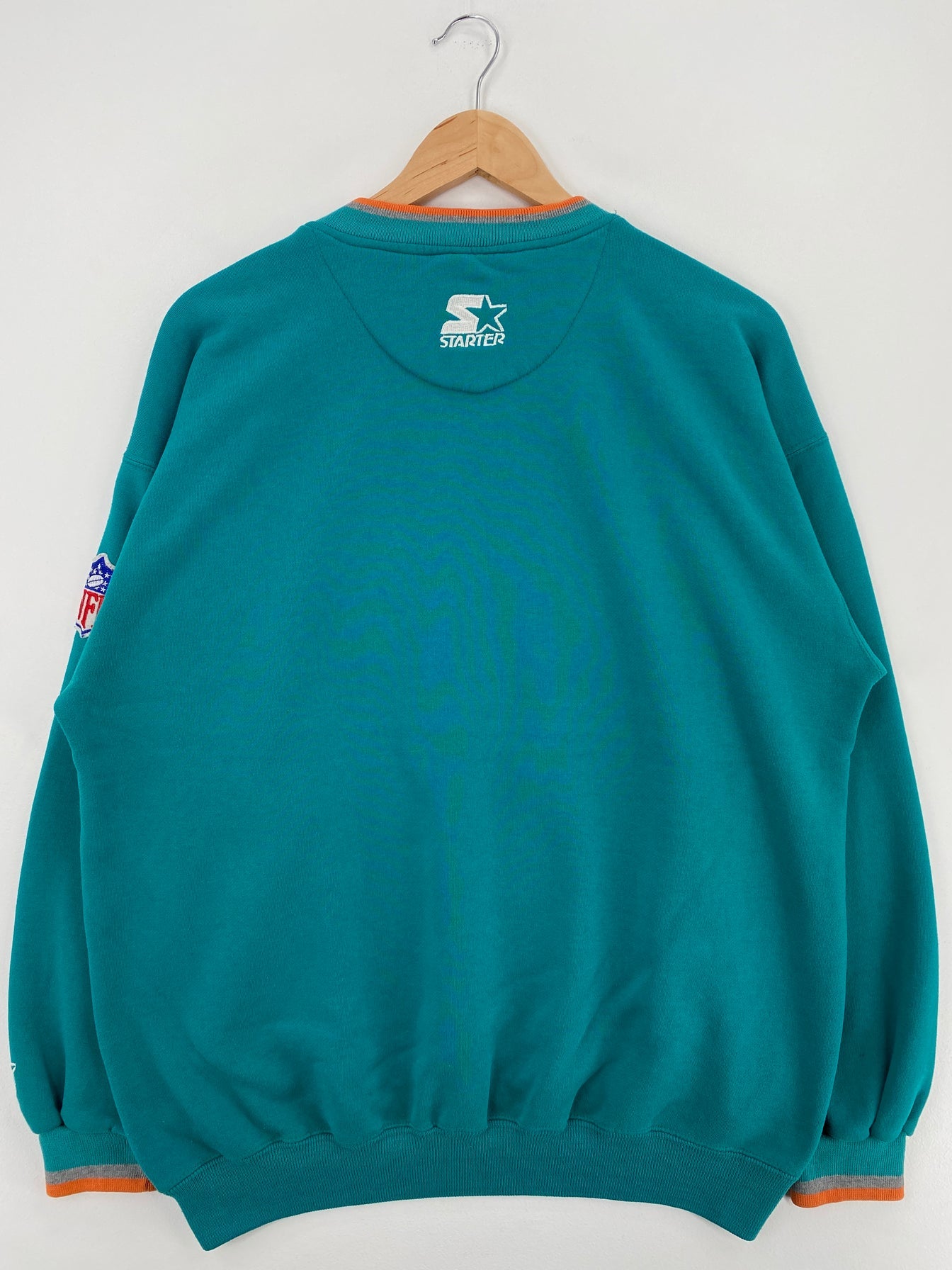 90’s STARTER x MIAMI DOLPHINS Size L Vintage Sweat-shirt / E9675S