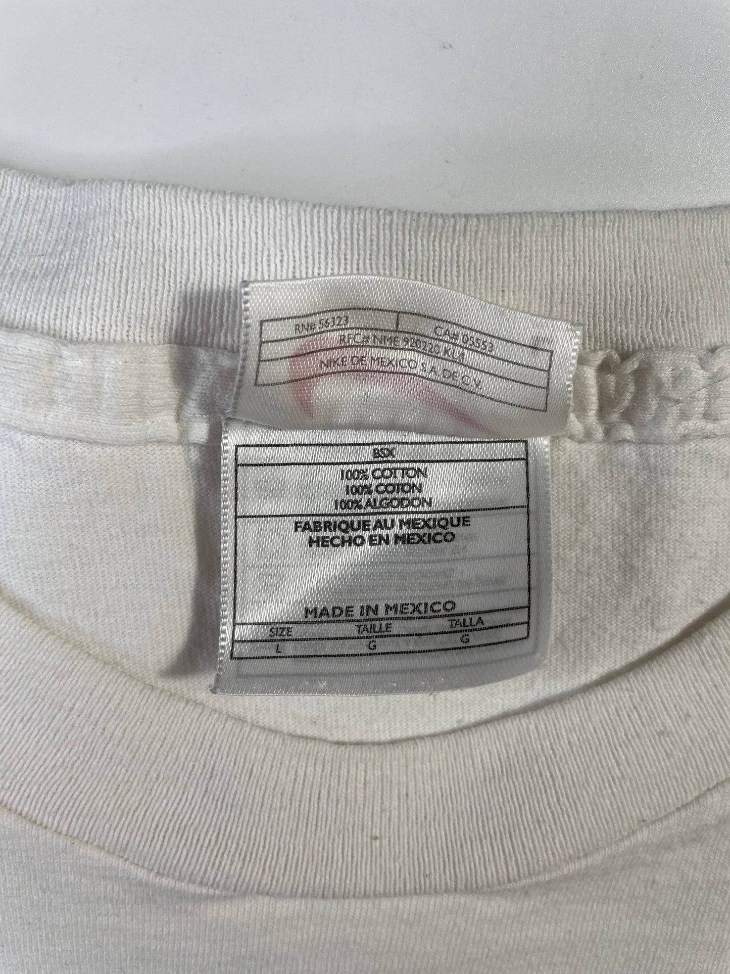 90's NIKE MINI SWOOSH Size L Vintage T-Shirt / G1015T