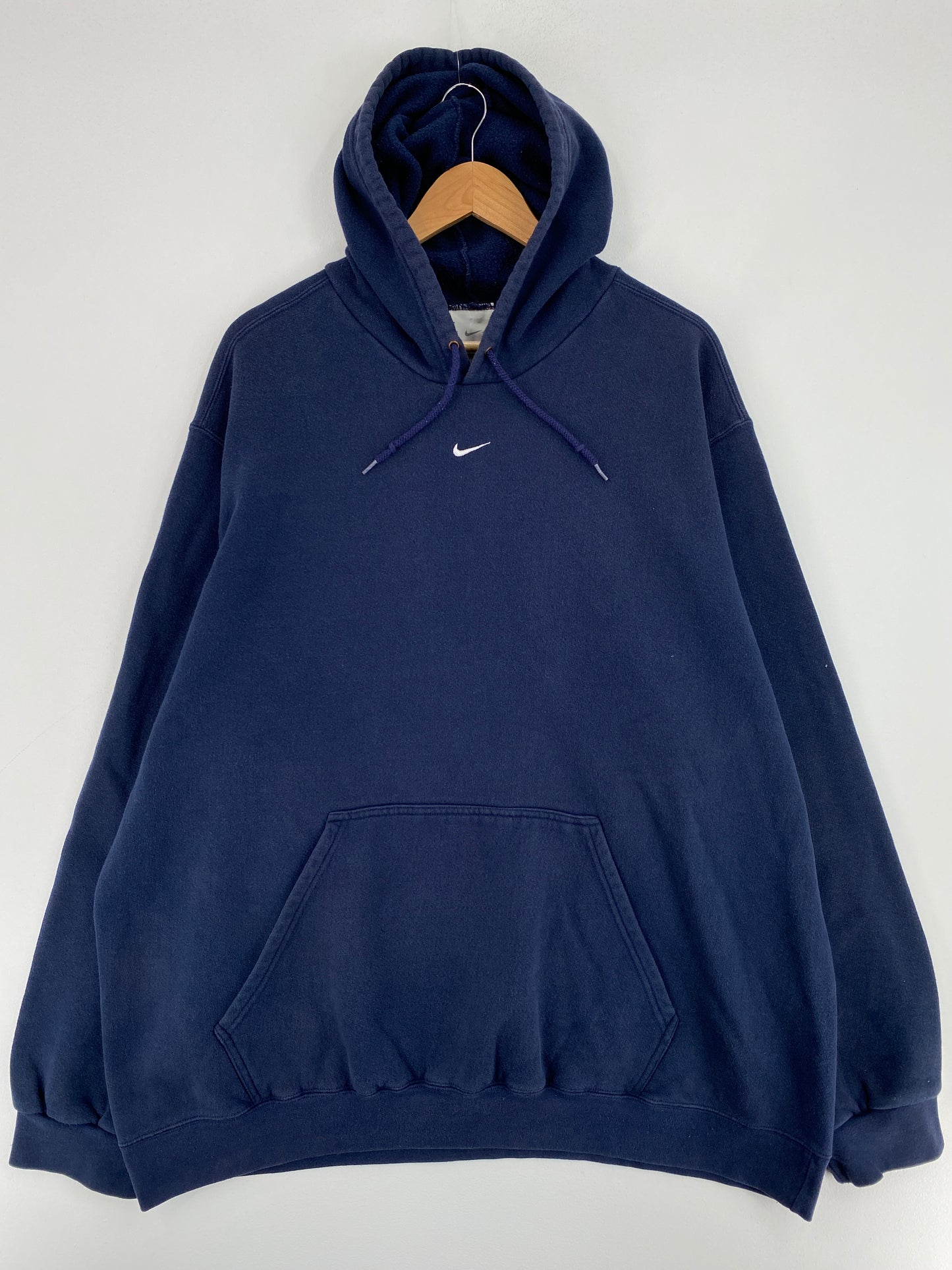00’ NIKE CENTER SWOOSH Size XXL Vintage Hoodie Sweat-shirt / E8282S