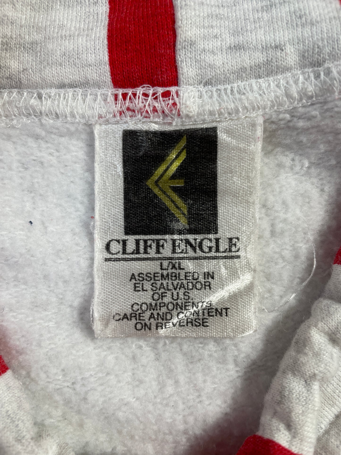 1993 KANSAS CITY CHIEFS Size L-XL Vintage NFL Sweat-Shirt / F869S