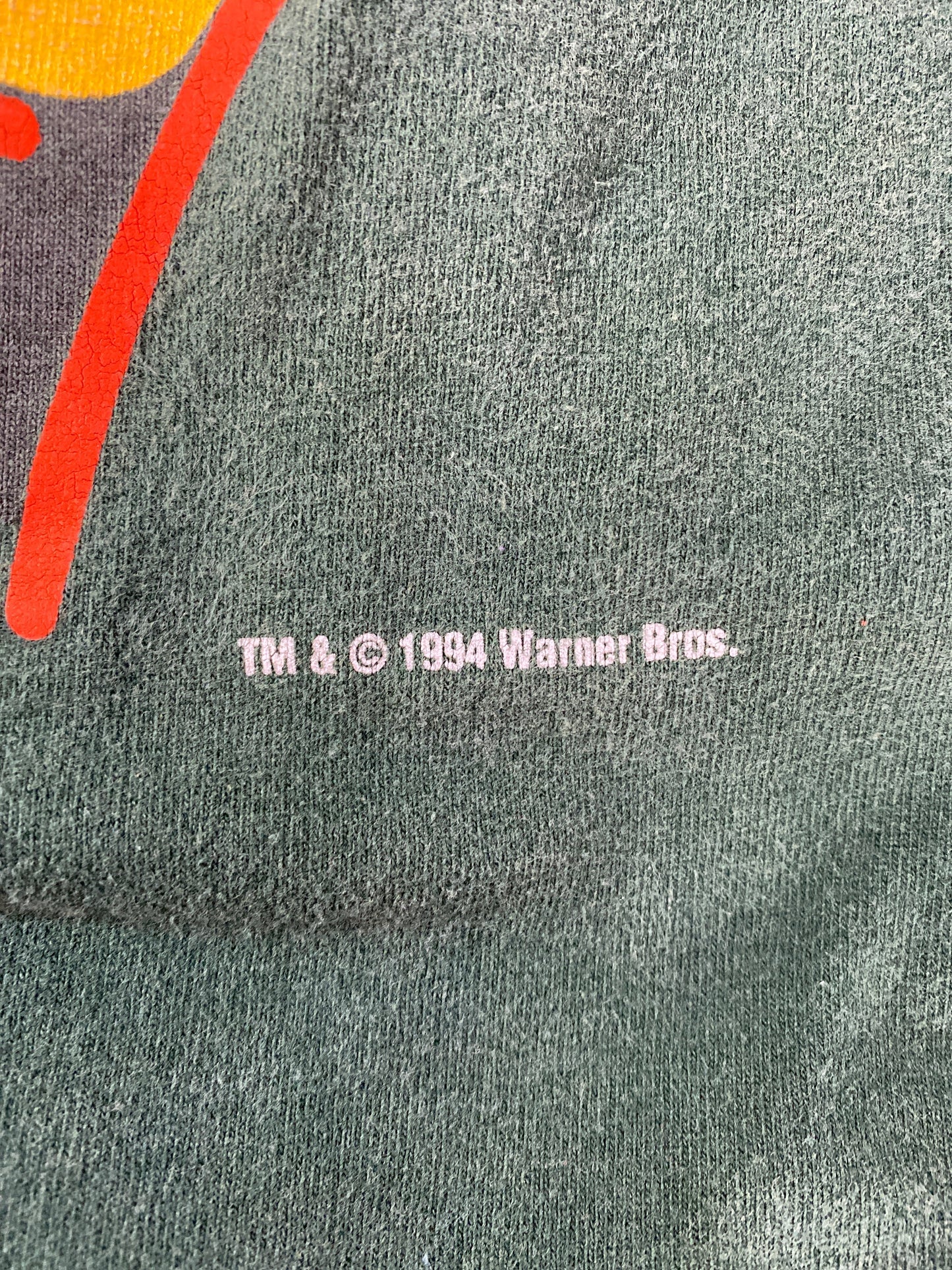 1994 LOONEY TUNES DAFFY DUCK Made in USA Size XL Vintage T-Shirt / F1858T