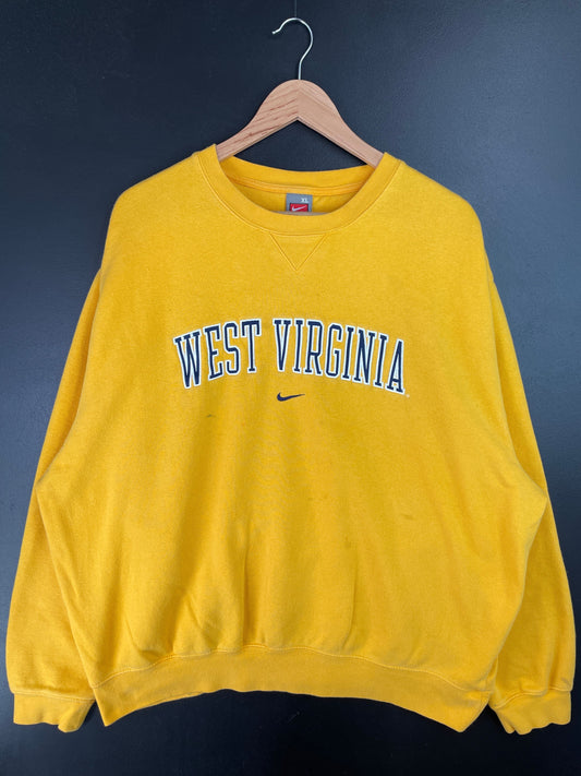 00' NIKE x WEST VIRGINIA Size XL College Vintage Sweat-Shirt / G7074S