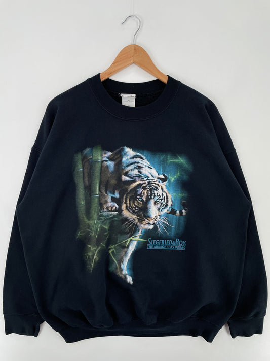 00’ WHITE TIGER Size XL Animal Sweat-Shirt / G2453S