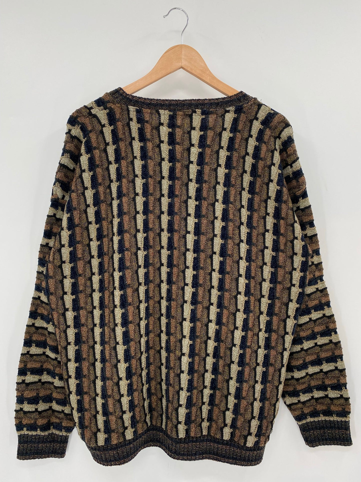 Vintage 3D COOGI- Style Size L Knit Sweater / F1804K