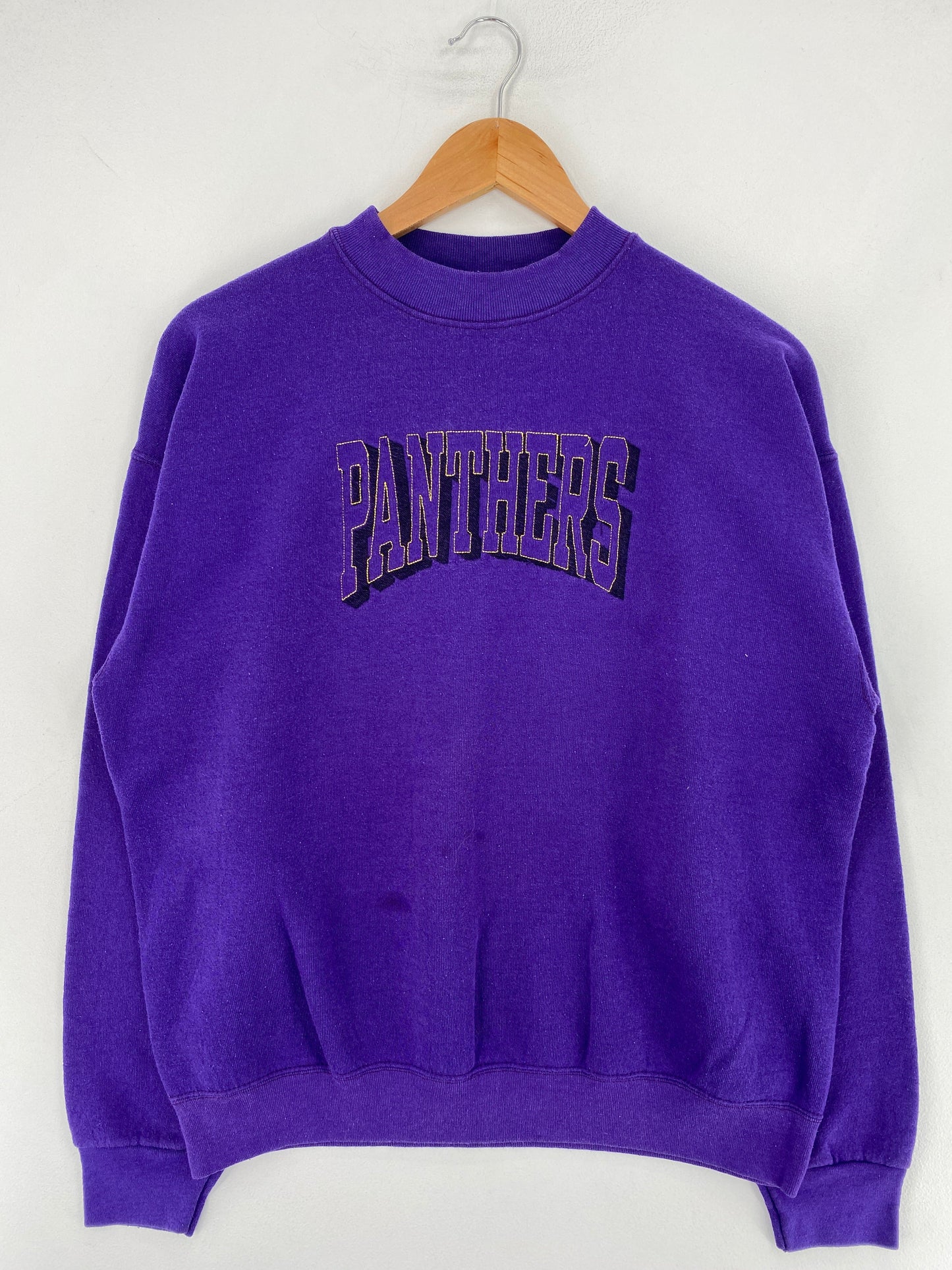 .90’s PANTHERS Made in USA Size L Vintage NFL Sweat-Shirt / F5543S