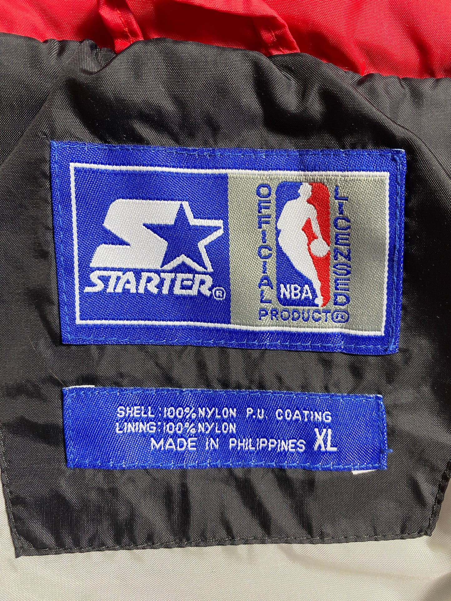 90’s STARTER X CHICAGO BULLS Size XL Vintage NBA Nylon Jacket / E9051N