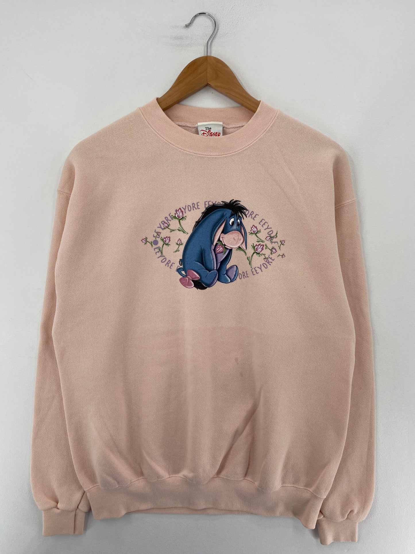 00’s DISNEY EEYORE Made in USA Size M Vintage Sweat-Shirt / E8873S