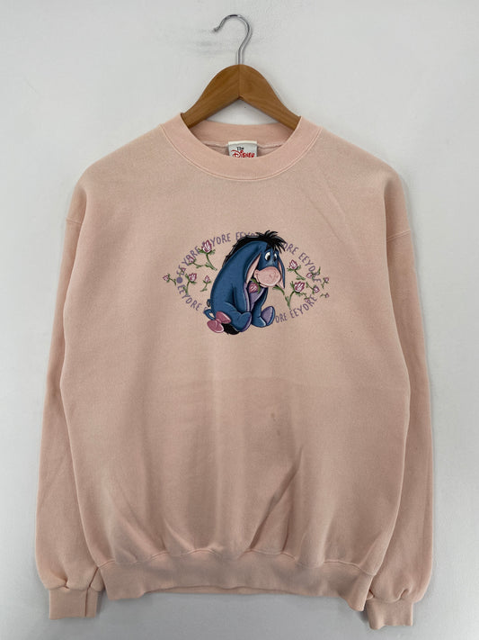 00’s DISNEY EEYORE Made in USA Size M Vintage Sweat-Shirt / E8873S