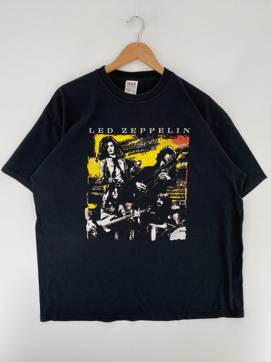 00’ LED ZEPPELIN Size XL Music Band T-Shirt / F3727T