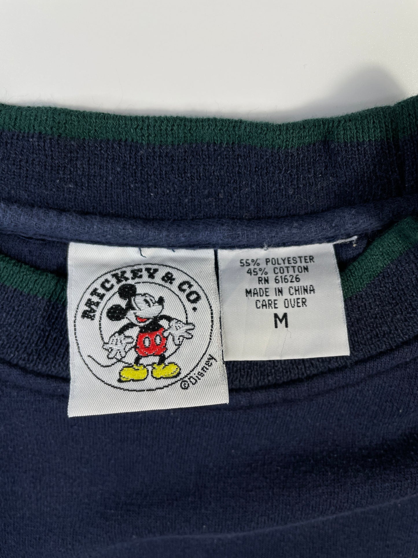 90’s DISNEY MICKEY Size M Vintage Sweat-shirt / F2357S
