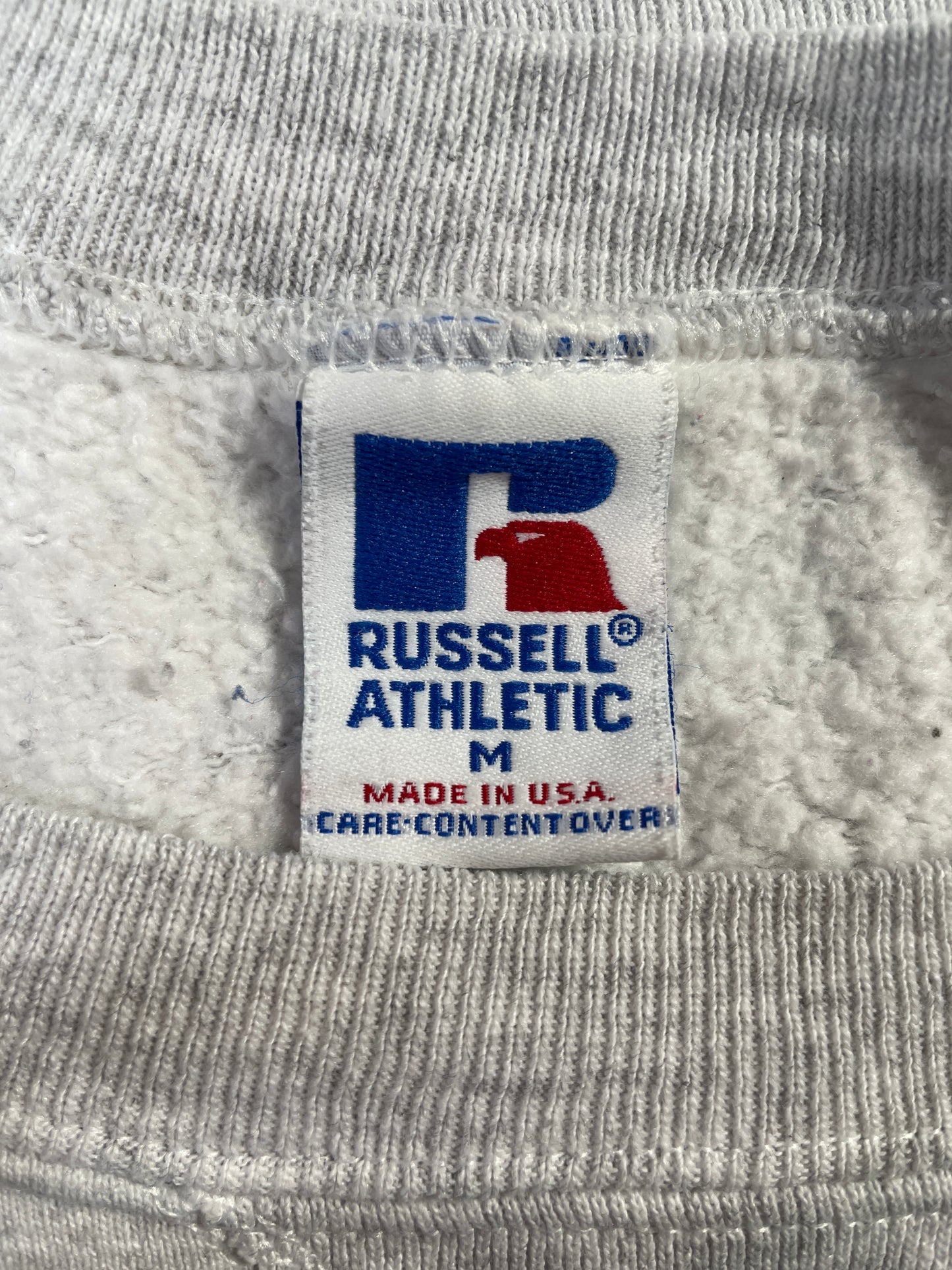1993 RUSSELL x KANSAS STATE x WYOMING Made in USA Size M Vintage College Sweat shirt / E8440S