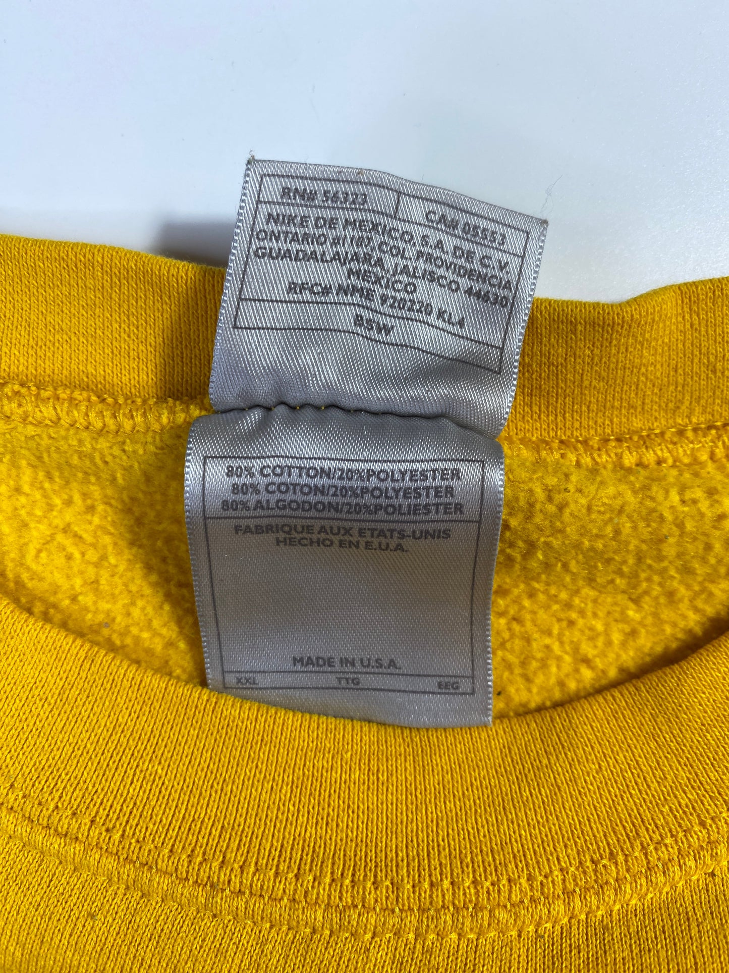 90’s NIKE MINI SWOOSH Size XXL Vintage Sweat-Shirt / G2573S