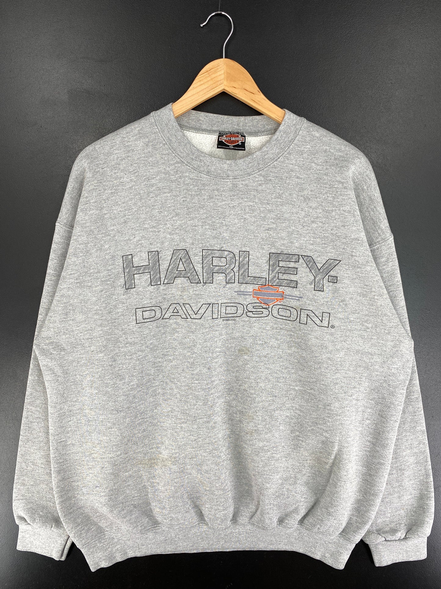 1999 HARLEY DAVIDSON Made in USA Size XL Vintage Sweat-Shirt / F4561S