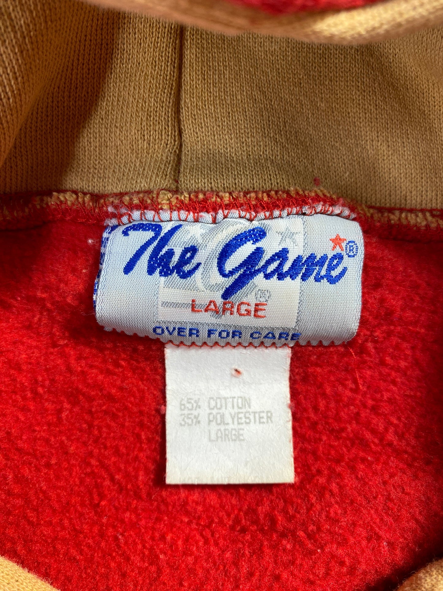 90's SAN FRANCISCO 49ERS Size L Vintage NFL Hoodie Sweat-Shirt / F8457S