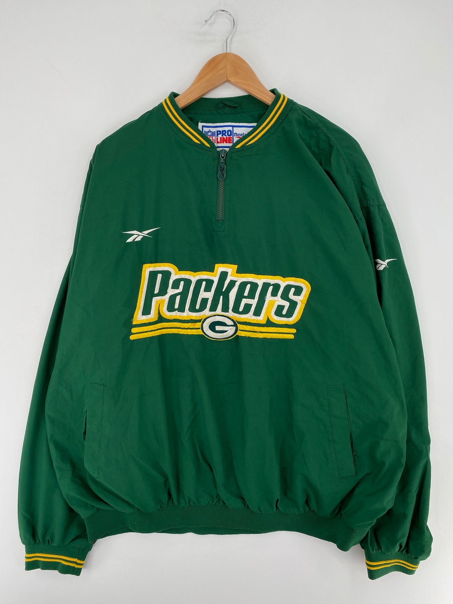 00’ PACKERS Size XL Vintage NFL Nylon Jacket / E9053N