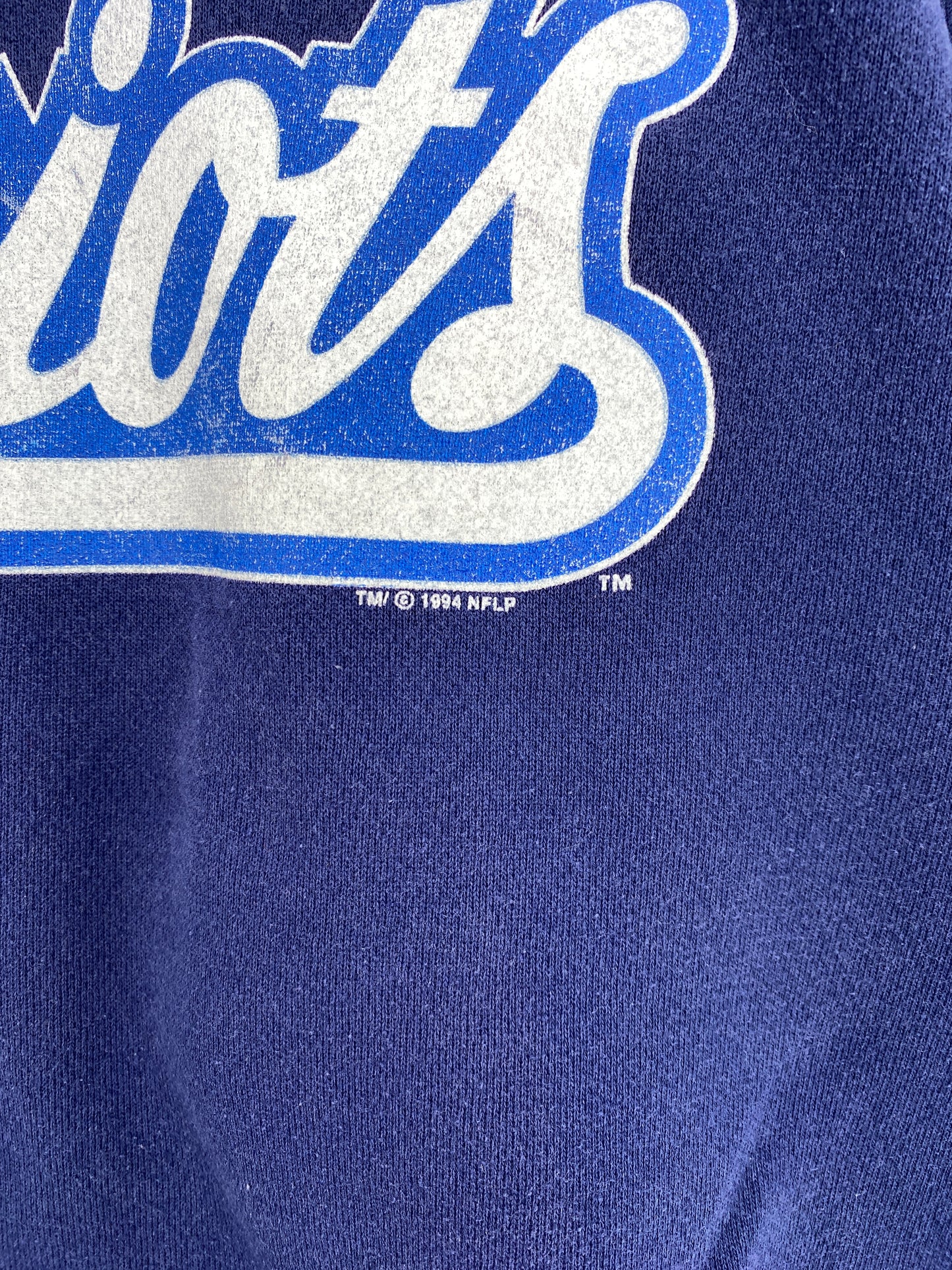 1994 PATRIOTS Size XL NFL Sweat-shirt / E9211S