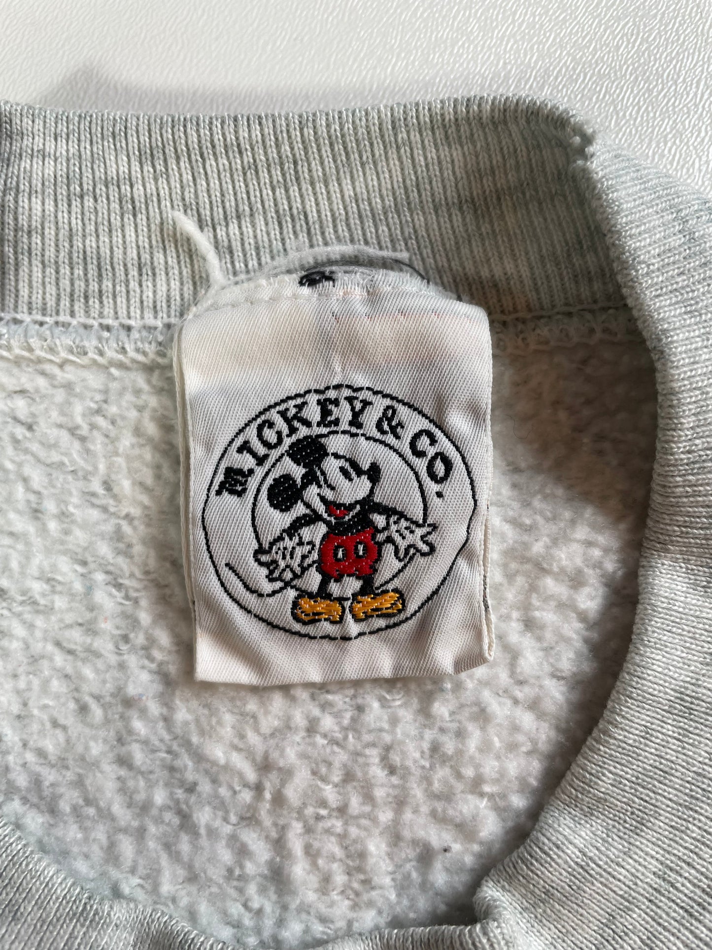 90's DISNEY MICKEY Size No Tag (Approx.L) Vintage Sweat-Shirt / G6918S