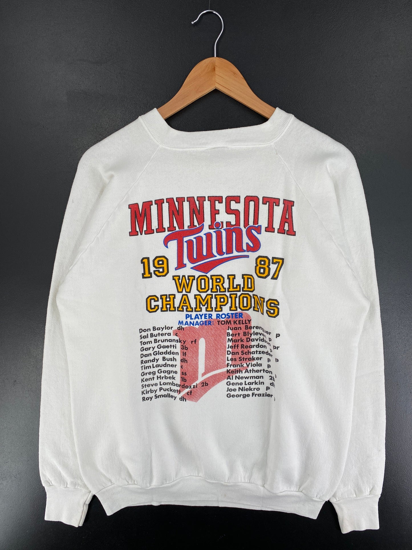 1994 MINNESOTA TWINS Made in USA Size XL MLB Sweat-Shirt / G5913S