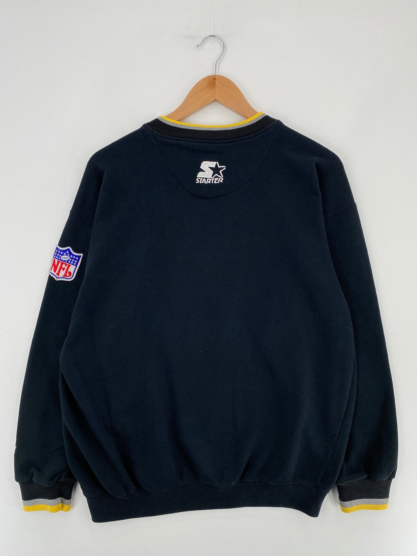 90’s STARTER x PITTSBURGH STEELERS Size M Vintage NFL Sweat-Shirt / F6174S