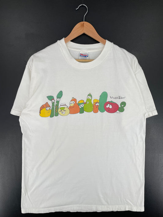 90’s VEGGIETALES Size L Vintage T-shirt / E8401T
