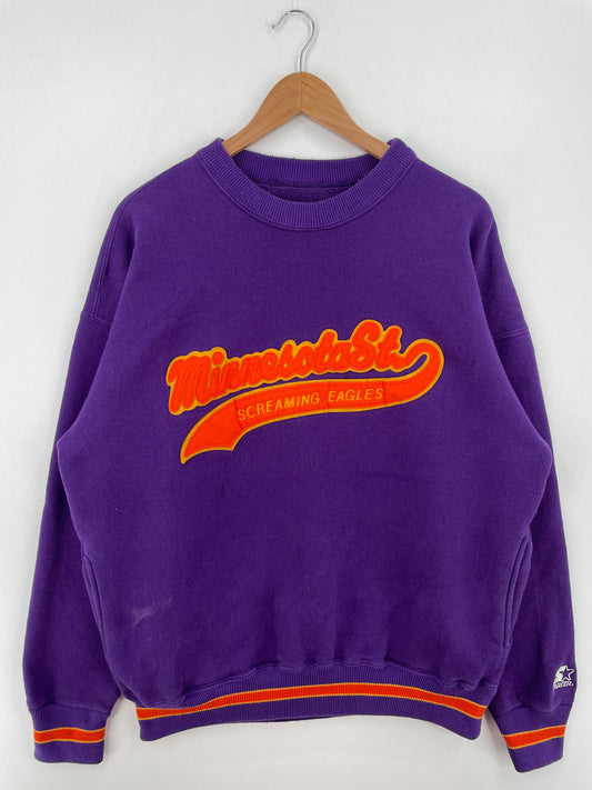 90’s STARTER x MINNESOTA STATE SCREAMING EAGLES Size XL College Sweat-Shirt / G4752S