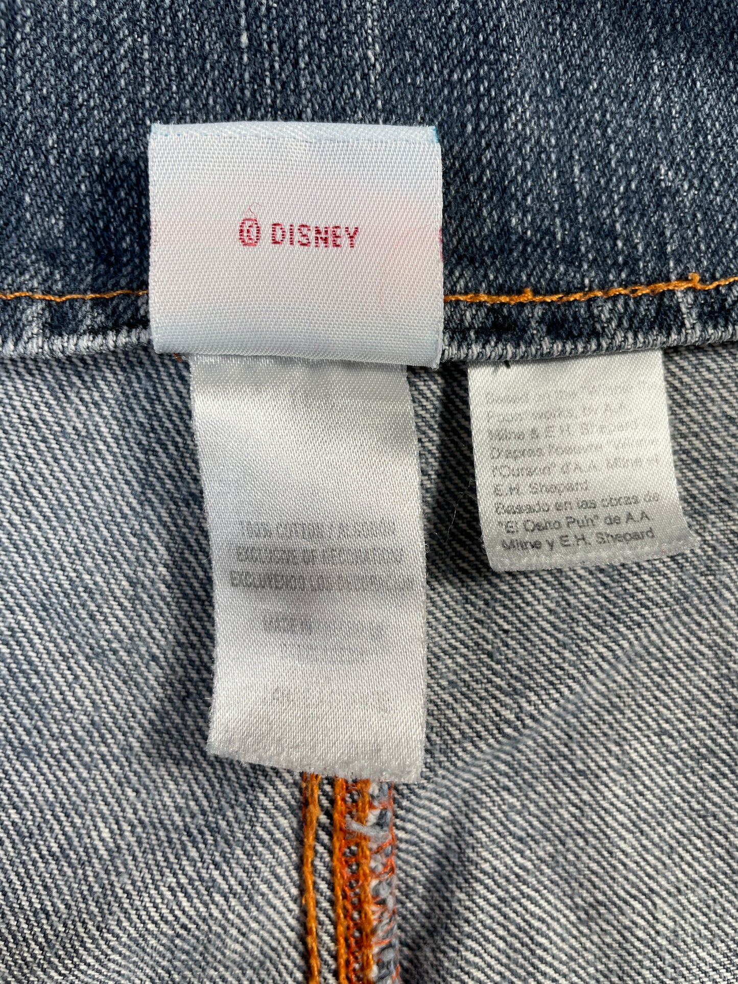 Vintage DISNEY DISNEY WINNIE THE POOH Size L Denim Overall / E7848P