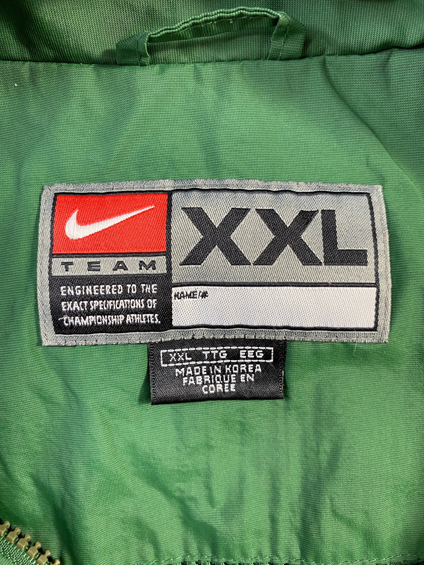 00' NIKE x MICHIGAN STATE Size XXL Vintage Nylon Jacket / G4490N