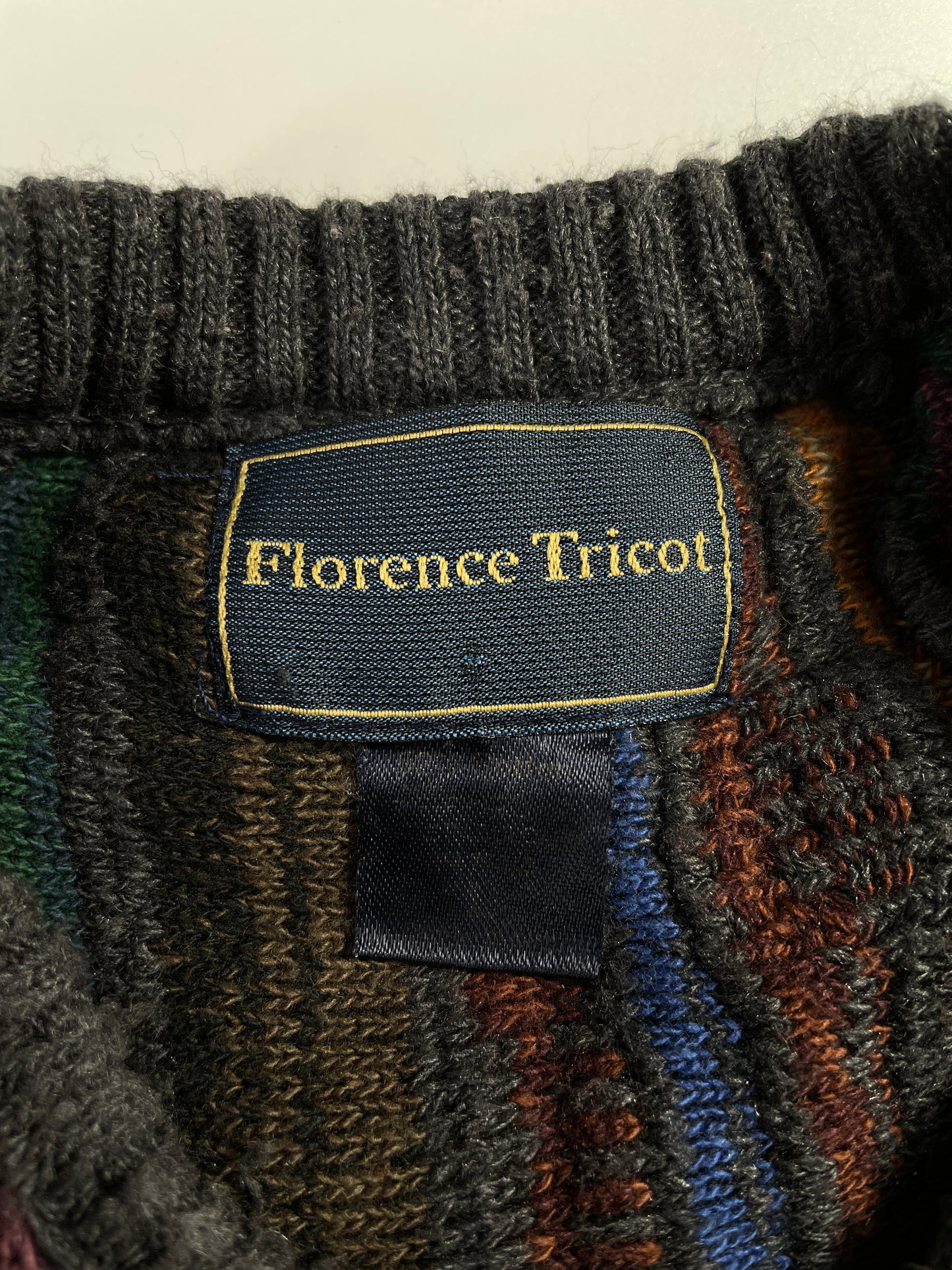 Vintage COOGI Style Size Approx.XL Cotton Knit Sweater / F2145K