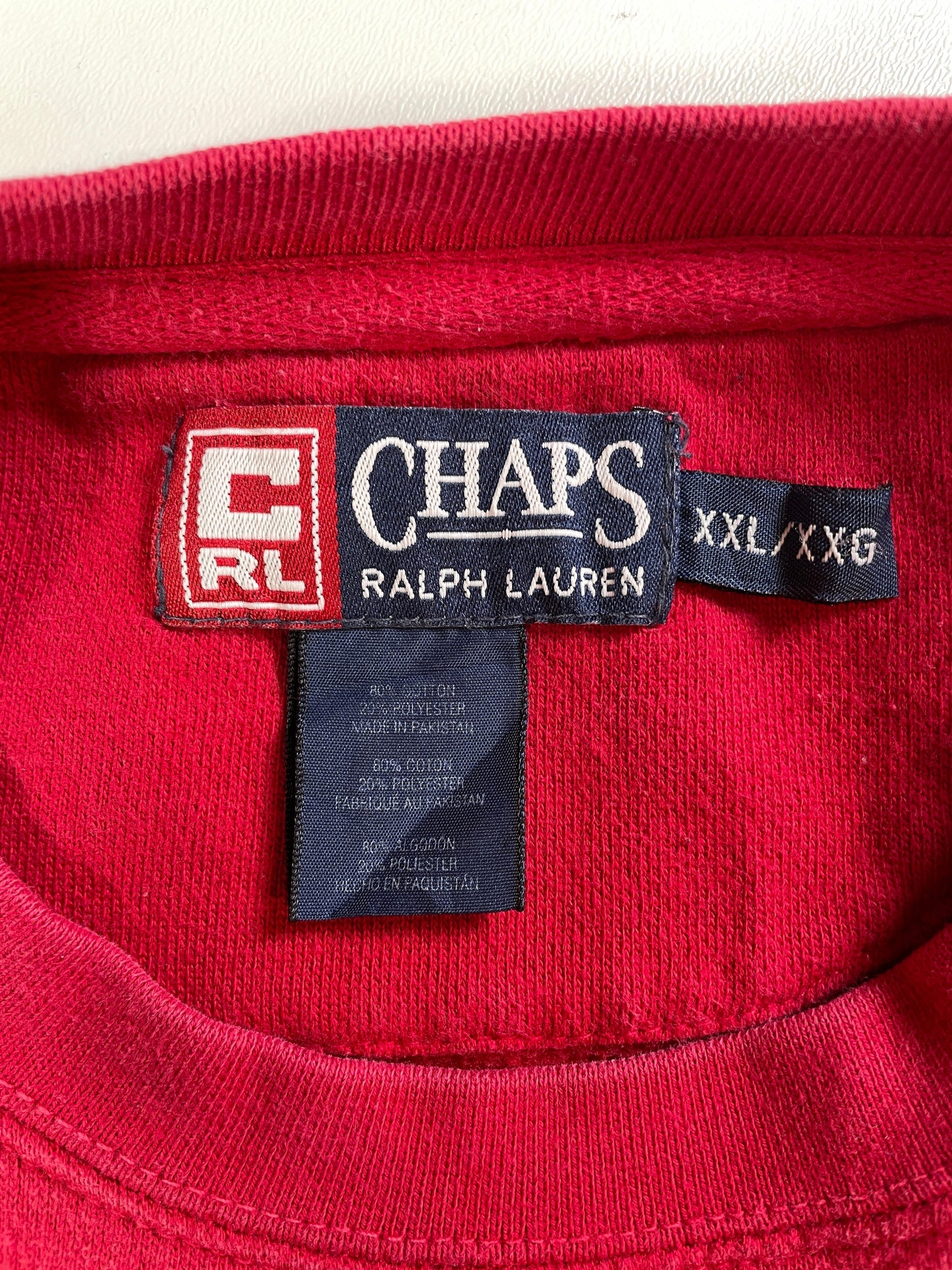 90's CHAPS RALPH LAUREN Size XXL Vintage Sweat-shirt / F9922S