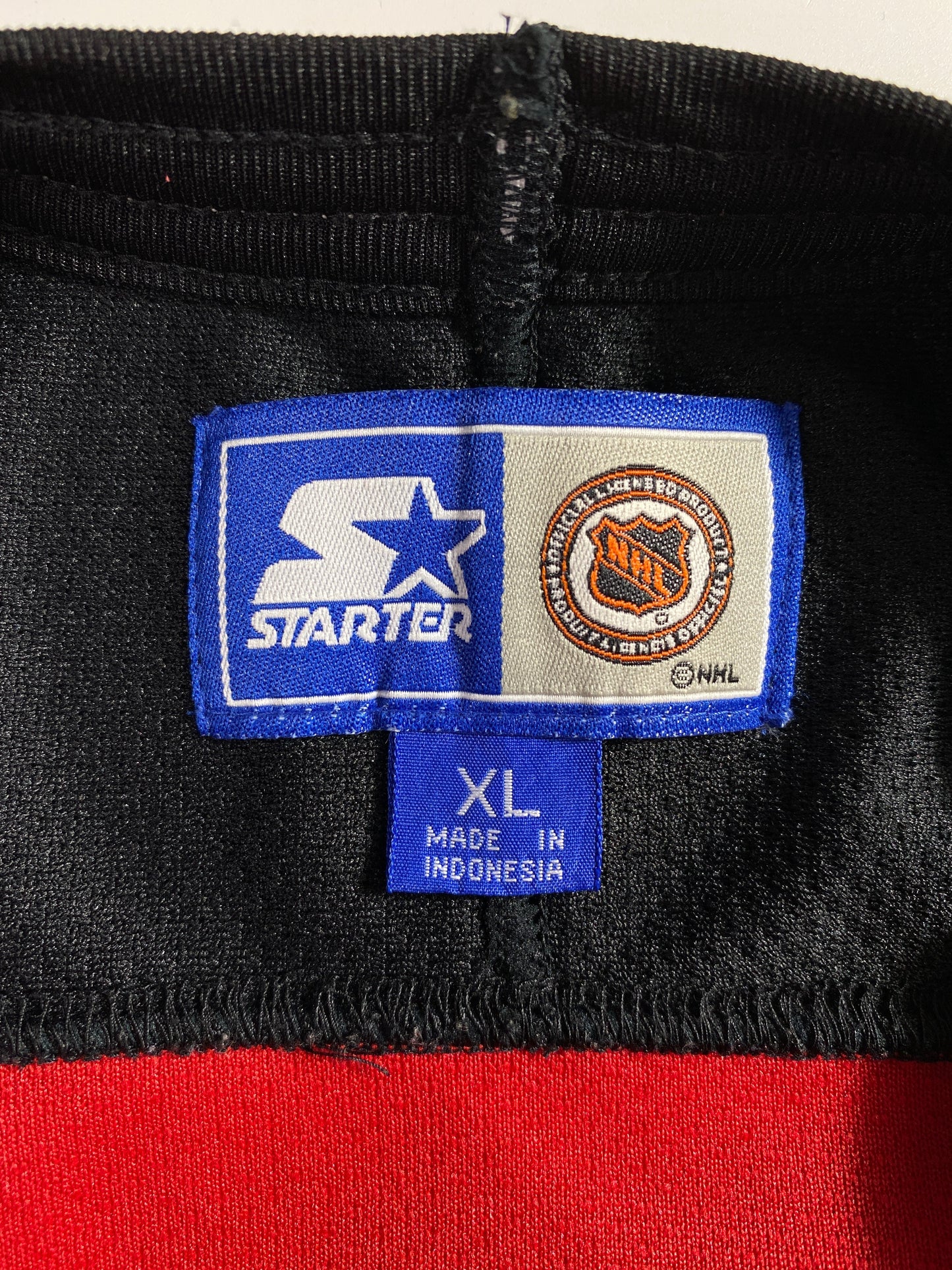 90’s STARTER x NEW JERSEY DEVILS Size XL NHL Hockey Game Shirt / F1934J