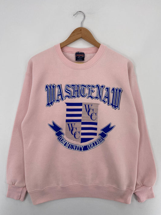 90’s WASHTENAW COMMUNITY COLLEGE Made in USA Size XXL Vintage College Sweat Shirt / G1721S