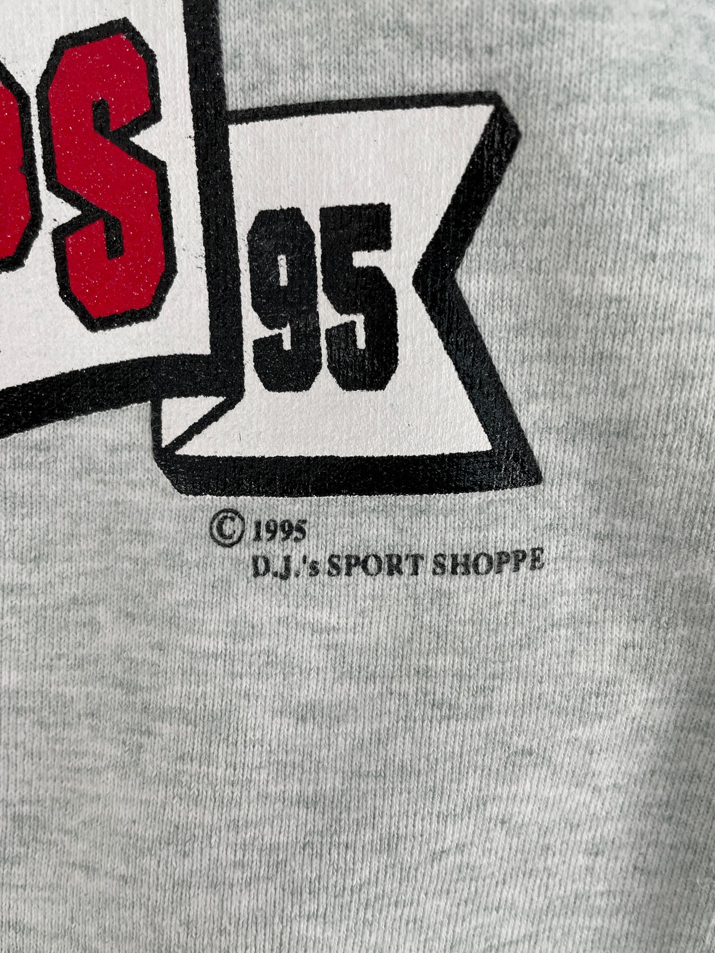 1995 NEBRASKA HUSKERS Made in USA Size XL Vintage College Sweat-Shirt / F903S