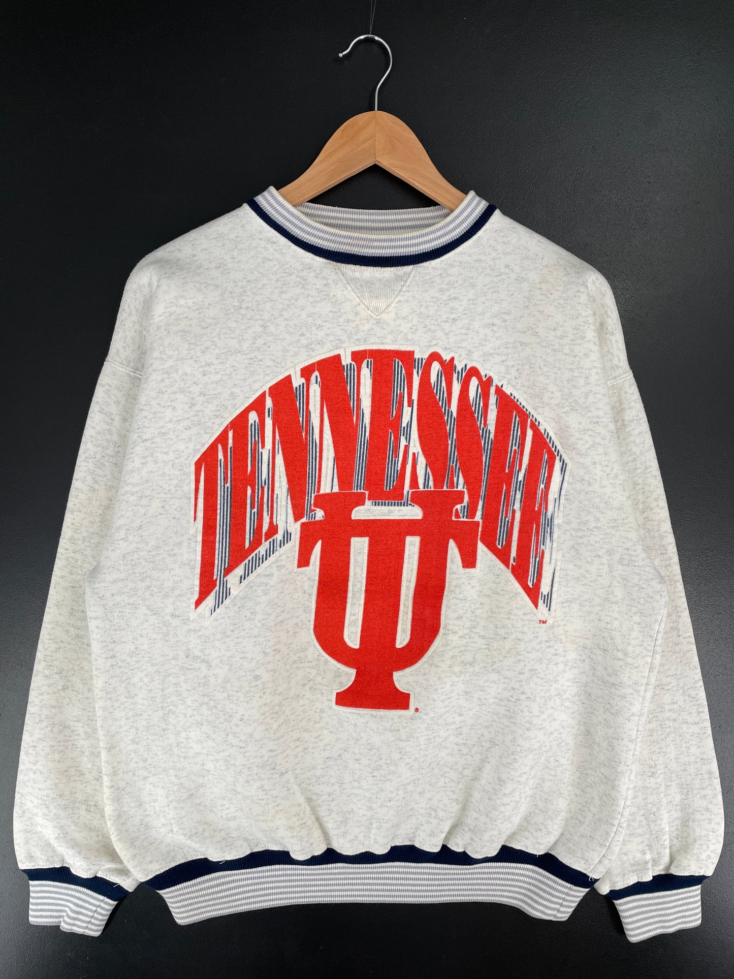 90’s UNIVERSITY OF TENNESSEE Size L Vintage College Sweat-Shirt / F5093S