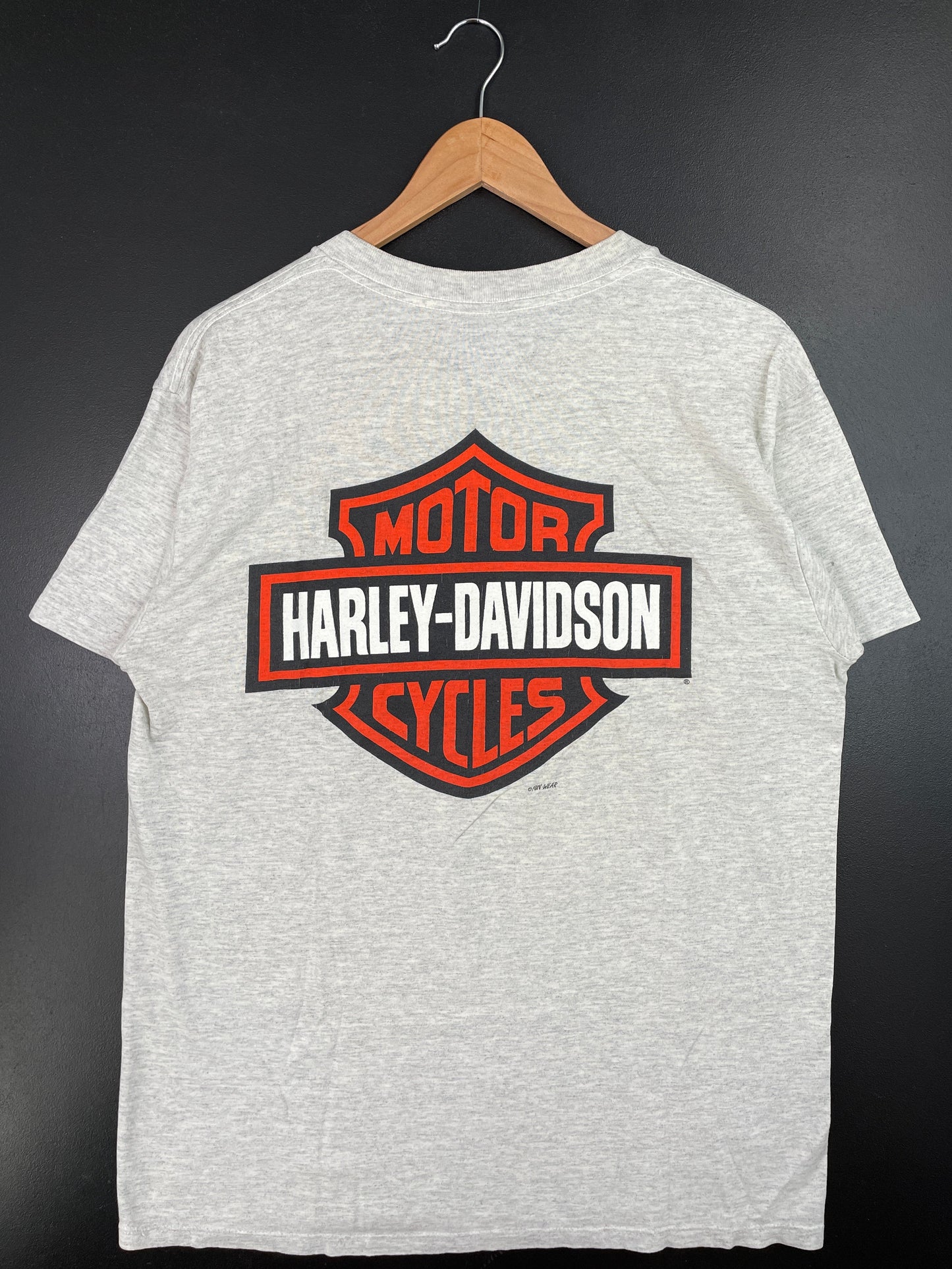 1993 HARLEY DAVIDSON x LOONEY TUNES TAZ Made in USA Size L Vintage T-Shirt / E8939T