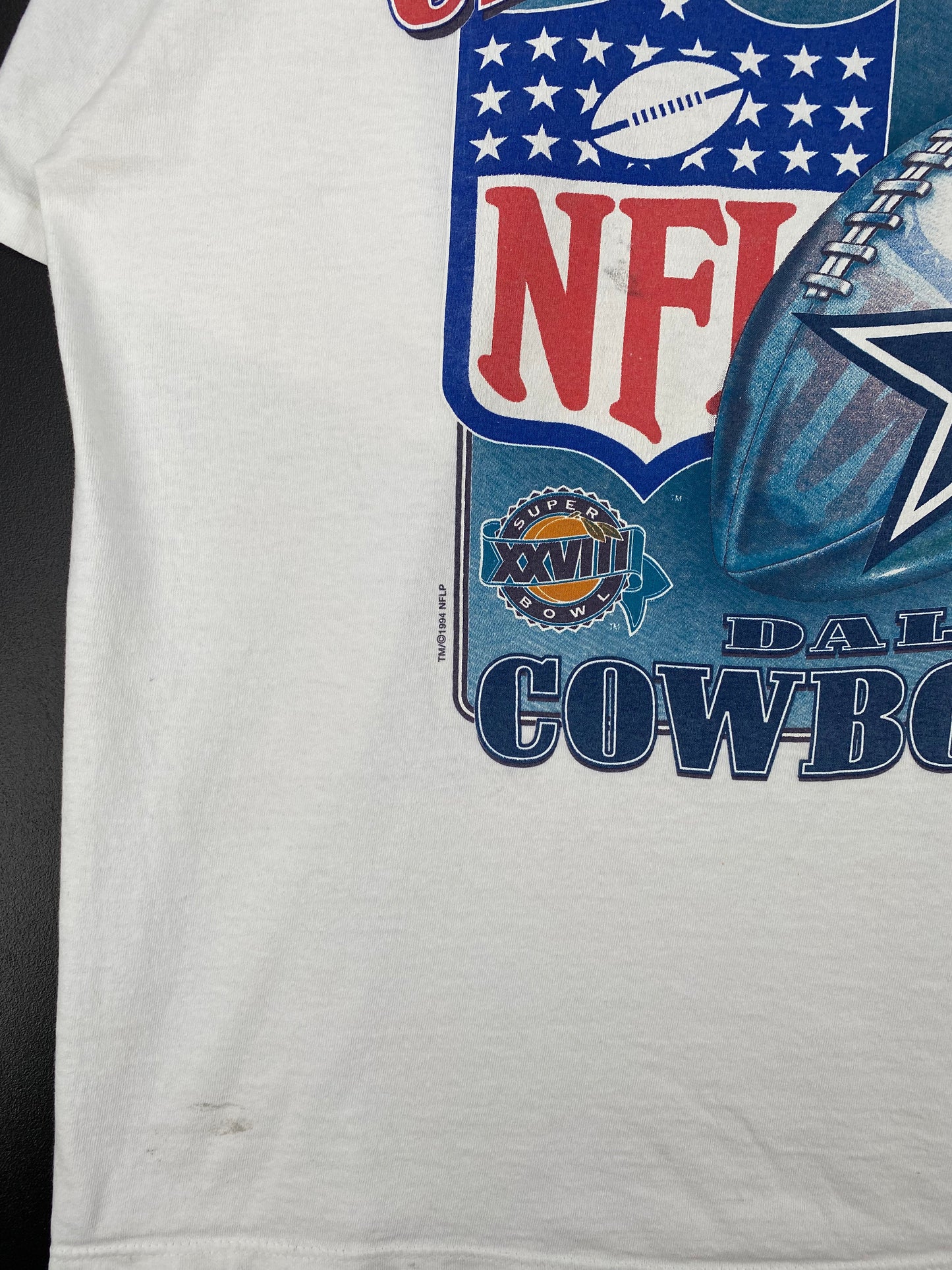 1994 STARTER x DALLAS COWBOYS Made in USA Size XL Vintage NFL T-shirt / E9760T