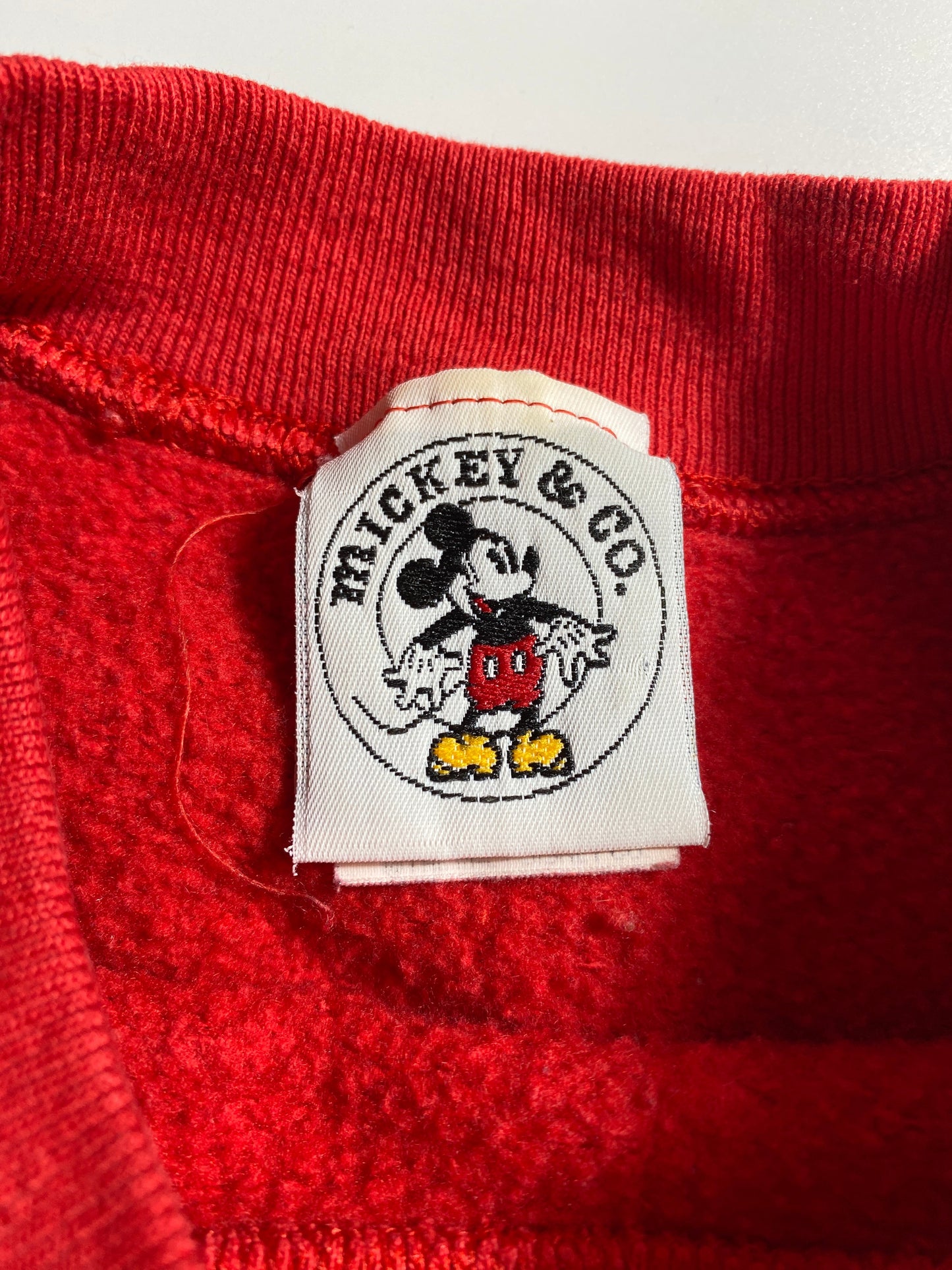 90's DISNEY MICKEY Made in USA Size L Vintage Sweat-Shirt / G5982S