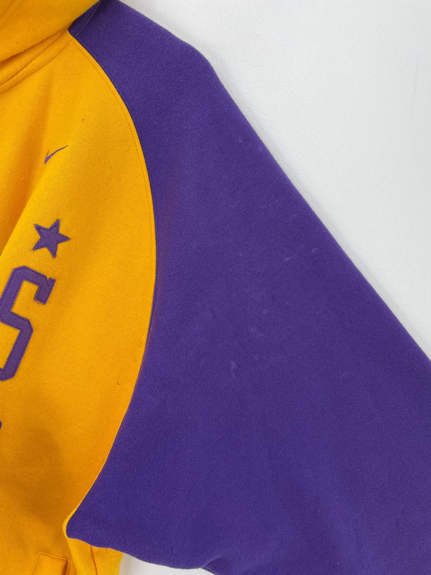 00' Deadstock NIKE x LOS ANGELES LAKERS Size XL Vintage Hoodie Zip-up Sweat-shirt / F5775S