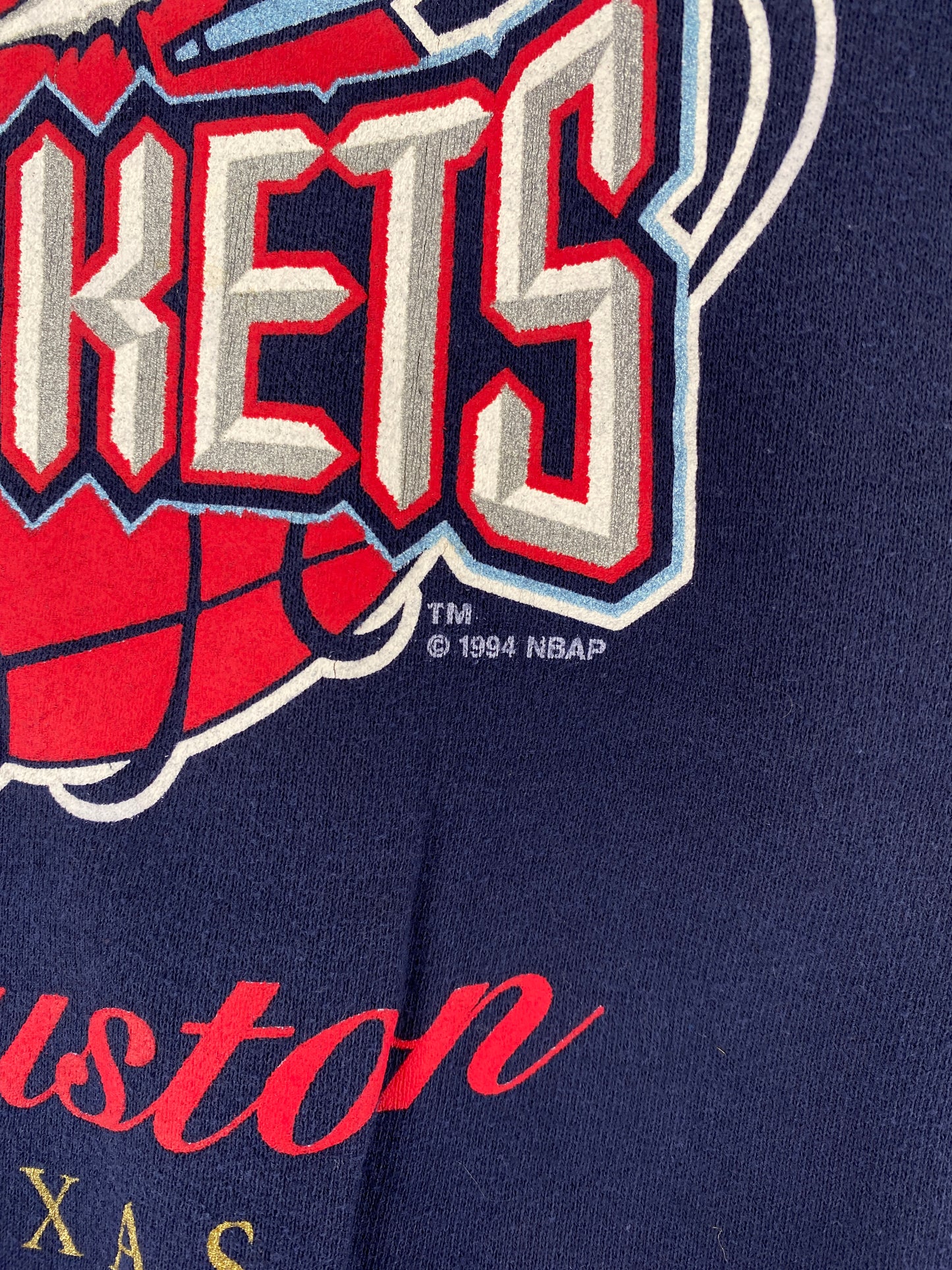 1994 HOUSTON ROCKETS Made in USA Size M Vintage NBA Sweat-Shirt / E9425S