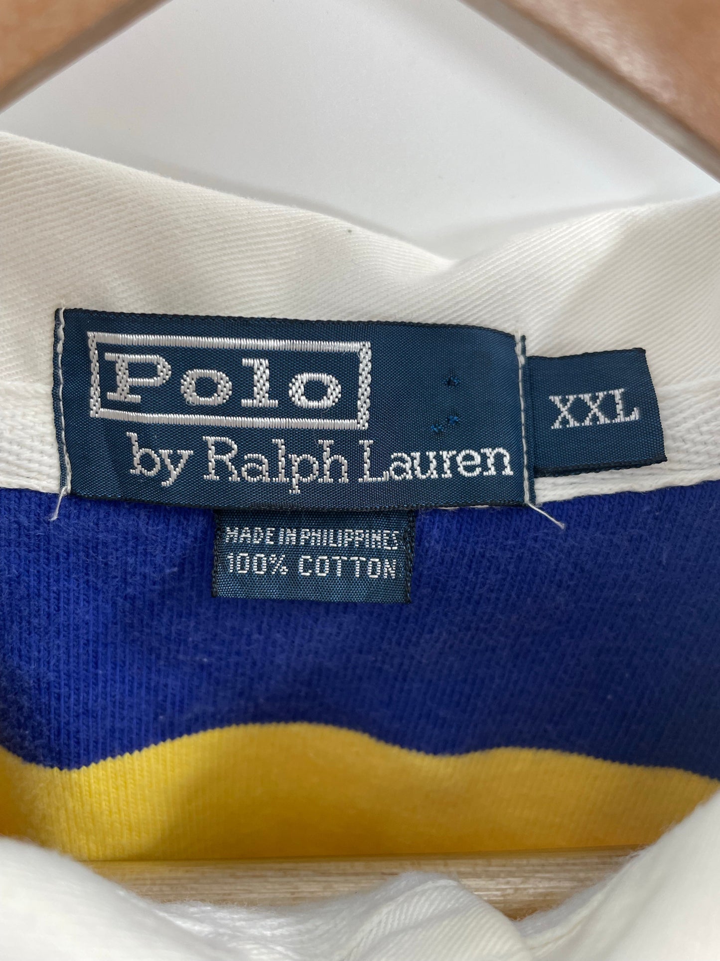 90's POLO RALPH LAUREN Size XXL Vintage Rugby-Shirt / G2880R