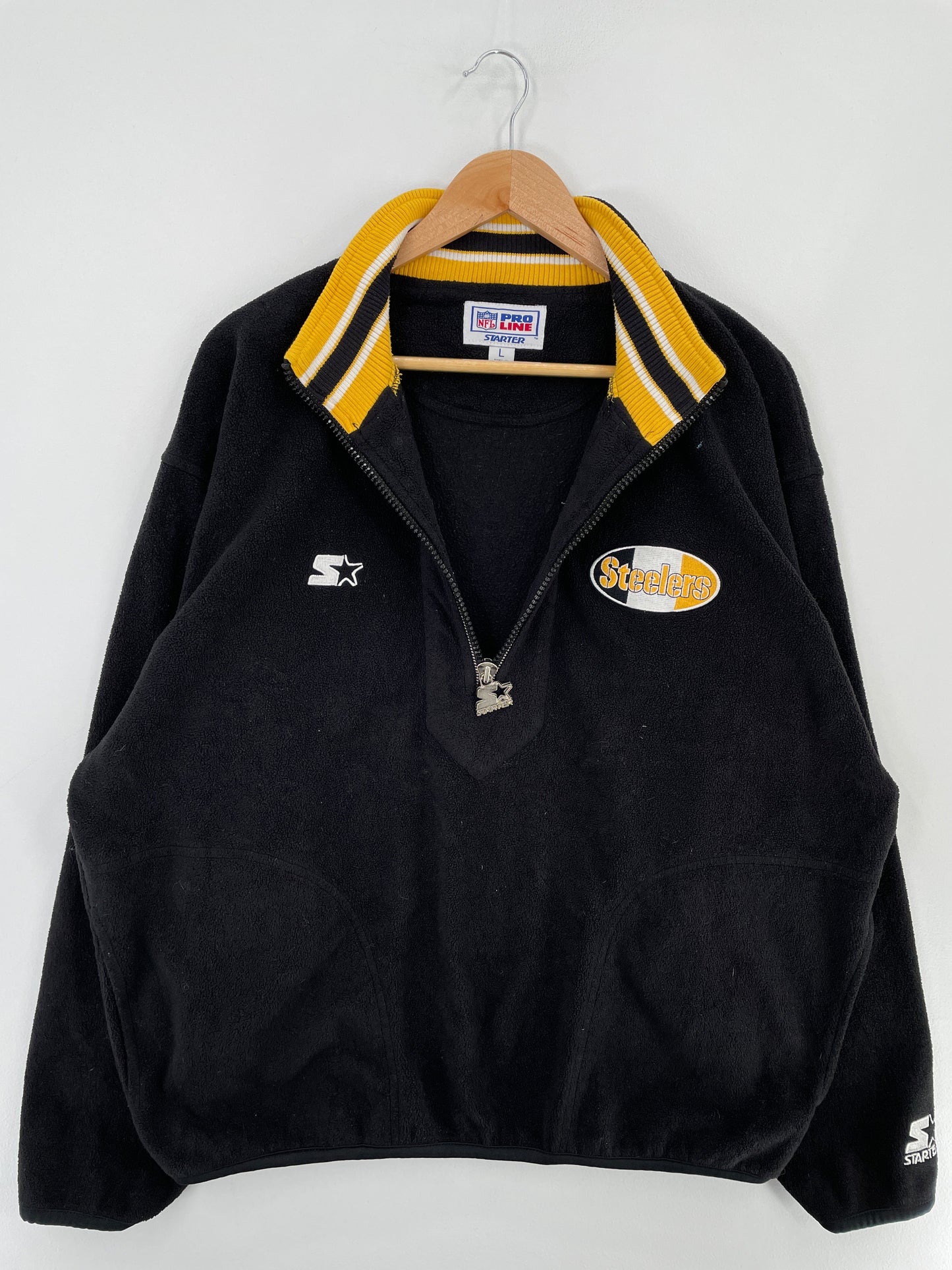 90’s STARTER x PITTSBURGH STEELERS Size L NFL Fleece / F5772S