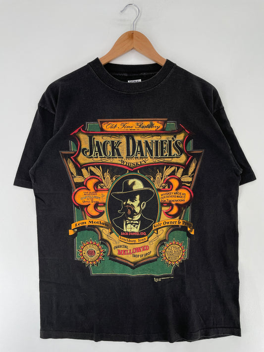 1992 JACK DANIEL'S Size L Vintage T-Shirt / E8119T