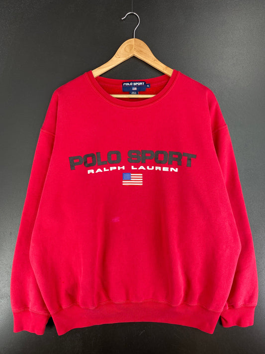 90’s POLO SPORT RALPH LAUREN Size XL Vintage Sweat-Shirt  / E8344S